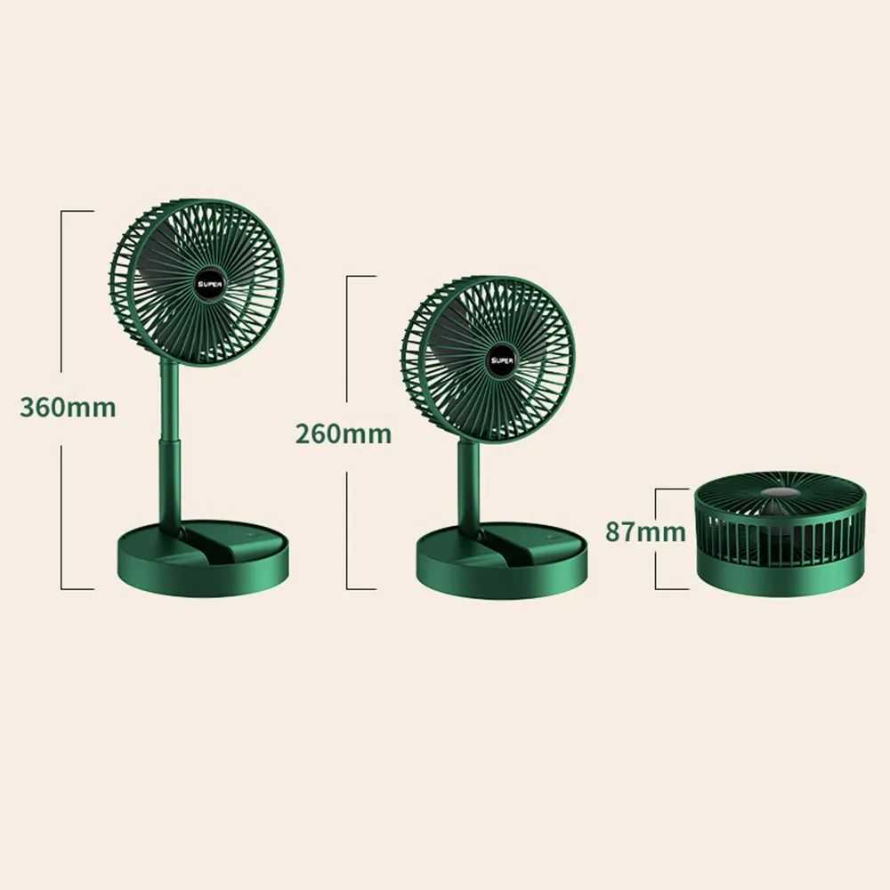 3 Speed Big size Rechargeable Mini Folding