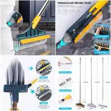 2 in 1 Bathroom Tiles Window Floor Cleaning Brush