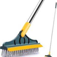 2 in 1 Bathroom Tiles Window Floor Cleaning Brush